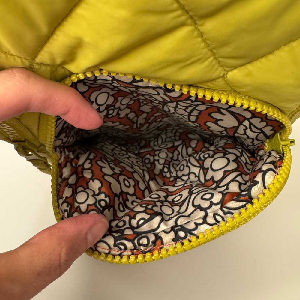 Vera Bradley Mustard Quilted Backpack - Picture 4 of 6